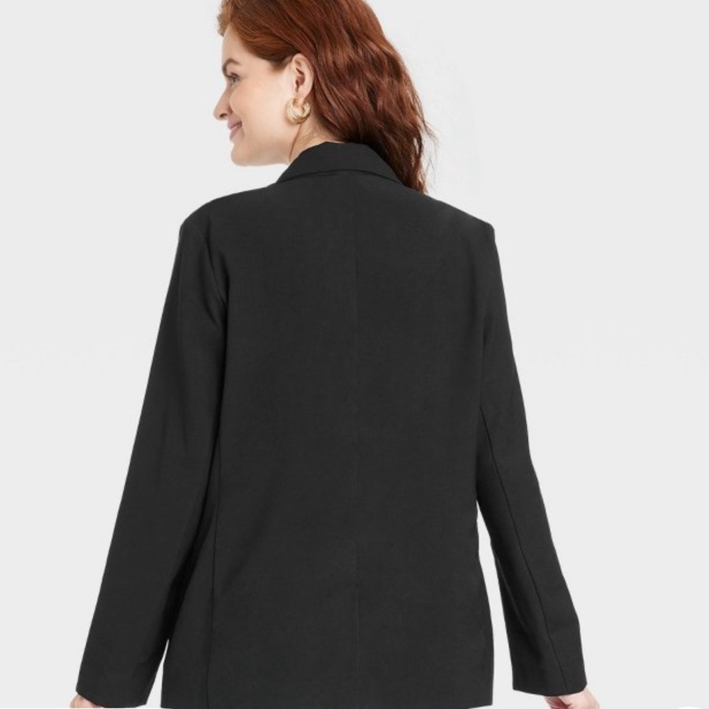 New A new day Women's Classic Black Blazer - Size 1X - Picture 2 of 4